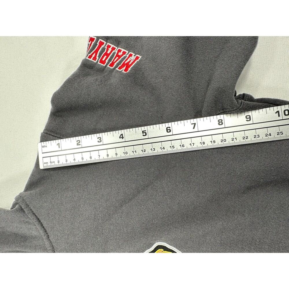 Stadium Athletics Men's NCAA Maryland Terps Hoodie Pullover Sweatshirt Gray L - Picture 7 of 10